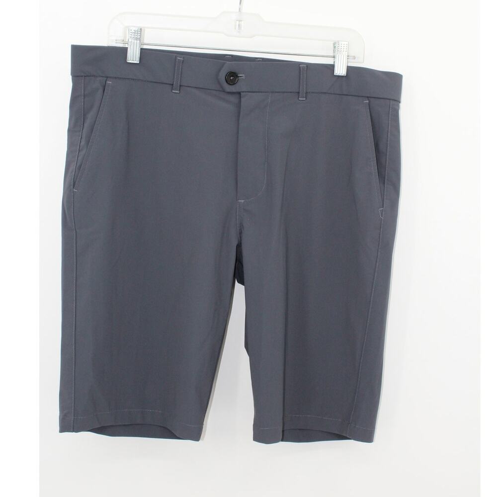 Greyson Montauk Gray Golf Shorts Performance Mens 35 Preppy Athletic